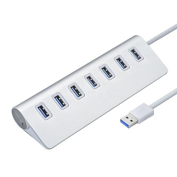 USB Hub 3.0 อลูมิเนียม 7 พอร์ตเพื่อความสะดวก